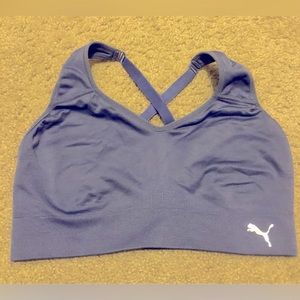 Puma Purple sports bra size L